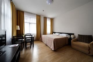 Апартаменты Студио улучшенные 2-местные 1-комнатные в отеле «Valset apartments by AZIMUT» Роза Хутор